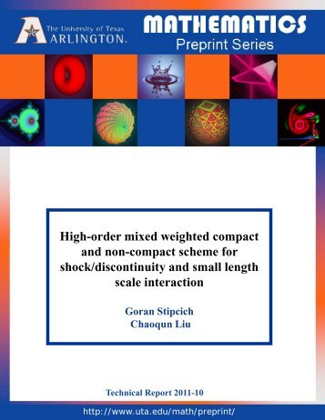 High-order mixed weighted compact and non-compact scheme for ...