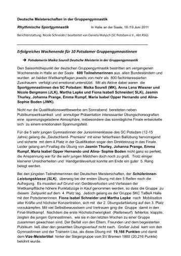 PM - Stadtsportbund Potsdam e.V.