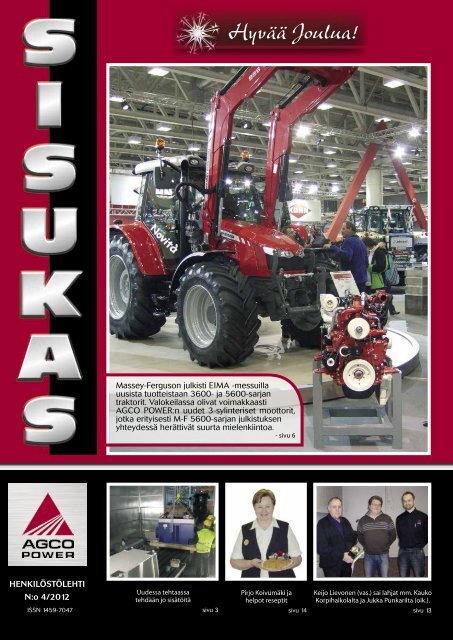 Sisukas - henkilÃƒÂ¶stÃƒÂ¶lehti N:o 4/2012 - AGCO Power