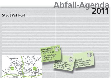 Abfall-Agenda 2011 - Stadt Wil