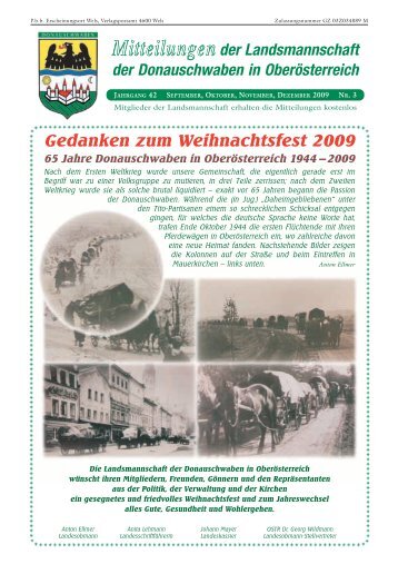 Mitteilungen 2009-03.pdf - Donauschwaben in OberÃ¶sterreich