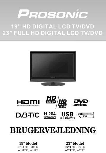 full hd digital lcd tv/dvd brugervejledning - UMC - Slovakia