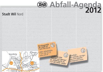 Abfall-Agenda 2012 - Stadt Wil