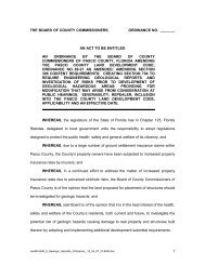 Geologic Hazards Ordinance 12/04/07 - Pasco County Government