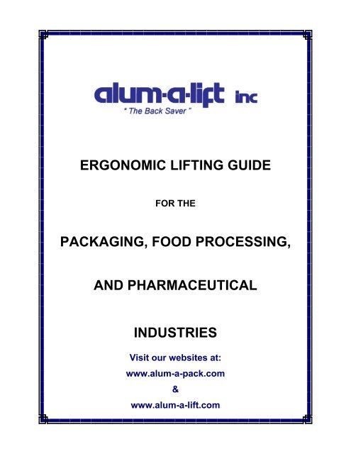 Packaging Food Processing & Pharmaceutical ... - Alum-A-Lift