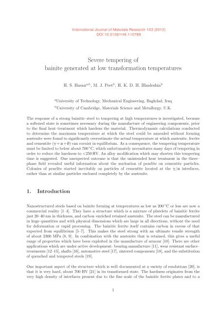 Download paper - Department of Materials Science and Metallurgy ...