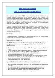 WDSL Code of Practice - Health and Safety of ... - Arklow Town FC