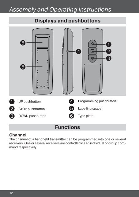 Becker Centronic EasyControl EC541 II Anleitung - auf enobi.de