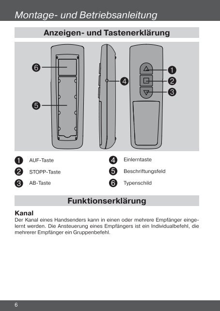 Becker Centronic EasyControl EC541 II Anleitung - auf enobi.de