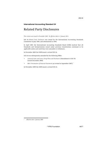 Related Party Disclosures - Blog Staff UI
