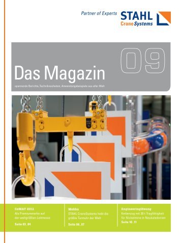 Ausgabe 09 | 2011 - STAHL CraneSystems GmbH