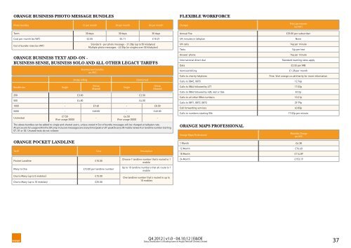 Tariff Guide - Daisy Distribution