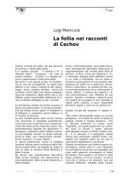 La follia nei racconti di Cechov - Amaltea