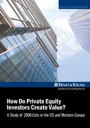 How Do Private Equity Investors Create Value?