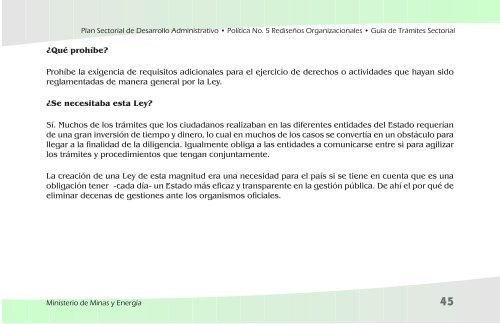 GuÃ­a de TrÃ¡mites Sectorial - Upme