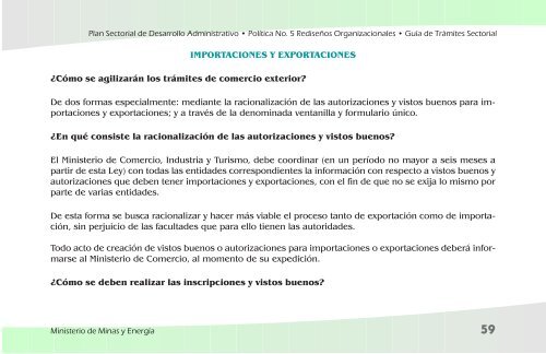 GuÃ­a de TrÃ¡mites Sectorial - Upme