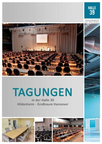 Infomappe "Tagungen in der Halle 39"