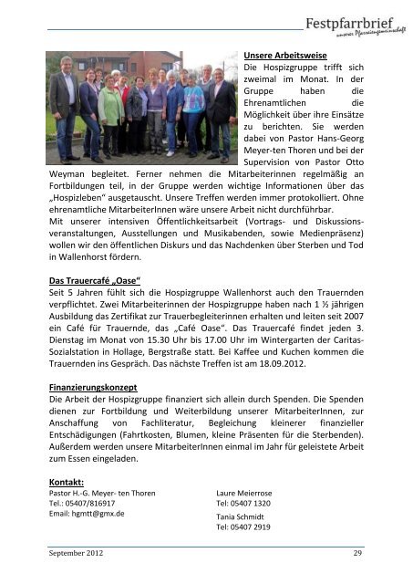 Festpfarrbrief - St-Alexander