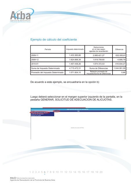 instructivo adecuacion alicuota - Arba