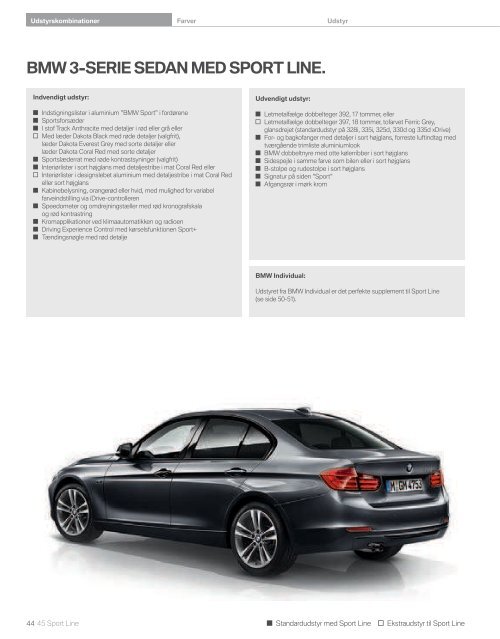 BMW î¨ƒ-SERIE SEDAN. - BMW Danmark