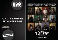 november 2012 online guide - HBO.com