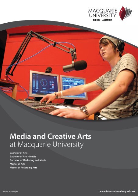 Media and Creative Arts at Macquarie University - KOM Consultants