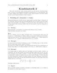 Kombinatorik 2 - Georg Mohr-Konkurrencen