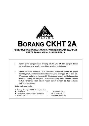 CKHT 2A - Lembaga Hasil Dalam Negeri
