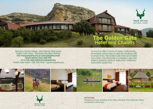 Download the Golden Gate Highlands National Park ... - SANParks