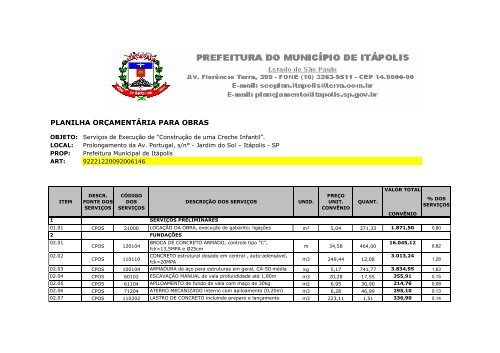 (2\272 Planilha+CPOS\(1\).xls) - Prefeitura Municipal de ItÃ¡polis