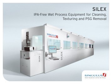 IPA-Free Wet Process Equipment for Cleaning, Texturing ... - stangl.de