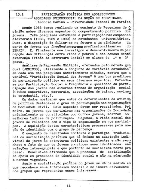 1993 - Sociedade Brasileira de Psicologia