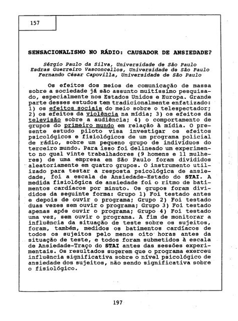 1993 - Sociedade Brasileira de Psicologia