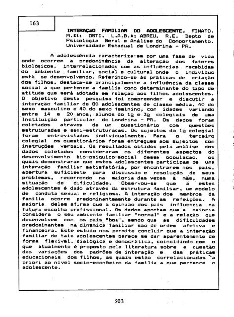 1993 - Sociedade Brasileira de Psicologia