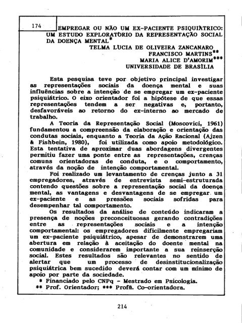 1993 - Sociedade Brasileira de Psicologia