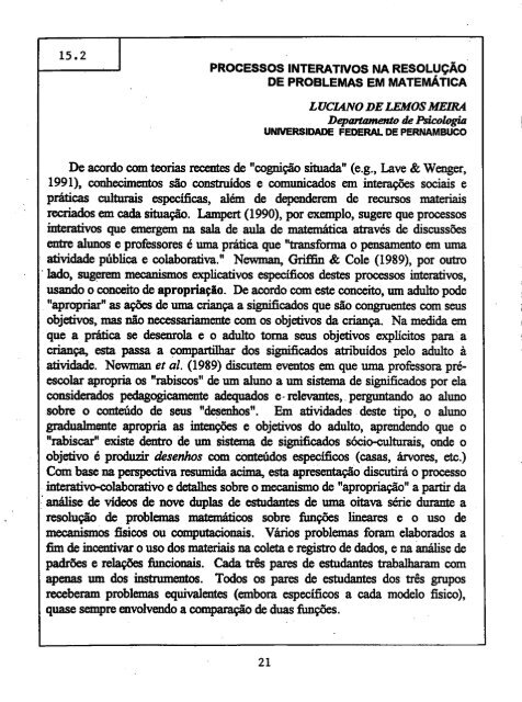 1993 - Sociedade Brasileira de Psicologia