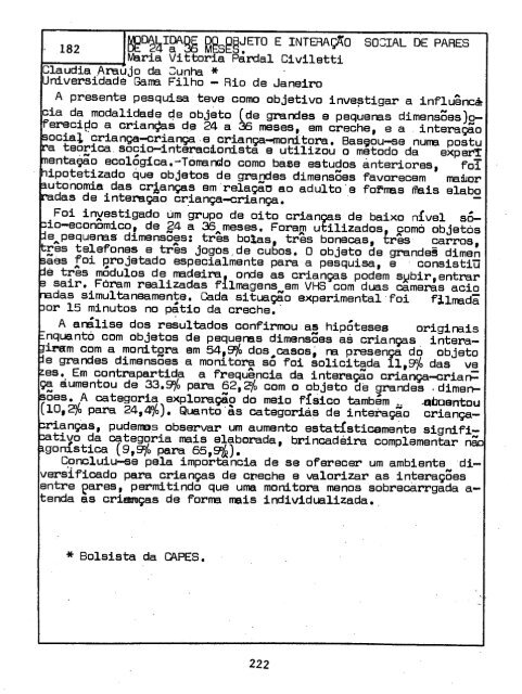 1993 - Sociedade Brasileira de Psicologia