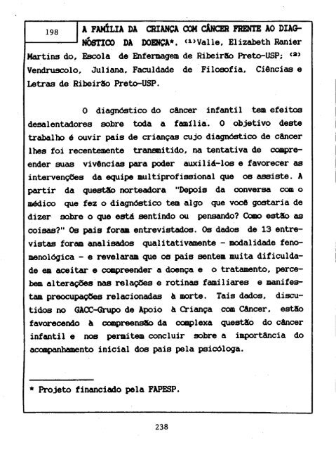 1993 - Sociedade Brasileira de Psicologia