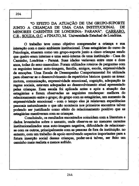 1993 - Sociedade Brasileira de Psicologia