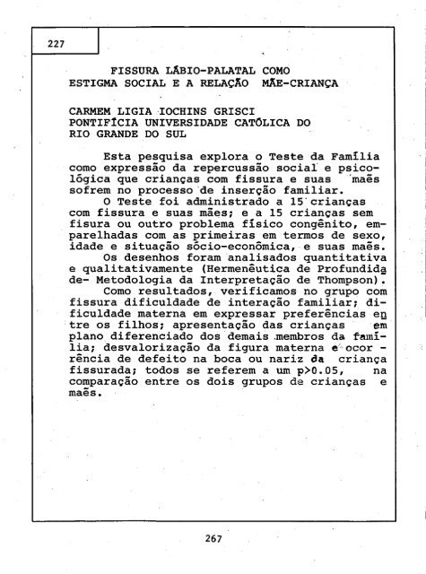 1993 - Sociedade Brasileira de Psicologia