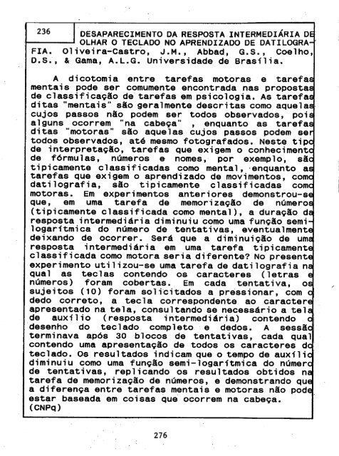 1993 - Sociedade Brasileira de Psicologia