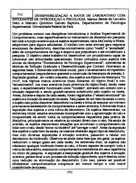 1993 - Sociedade Brasileira de Psicologia