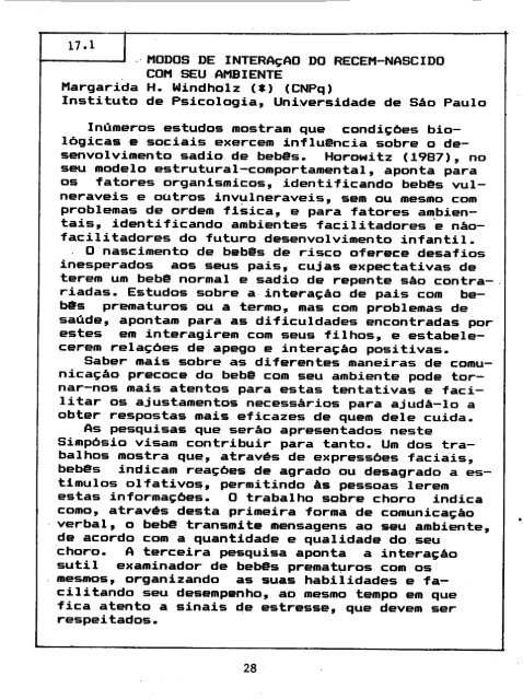 1993 - Sociedade Brasileira de Psicologia