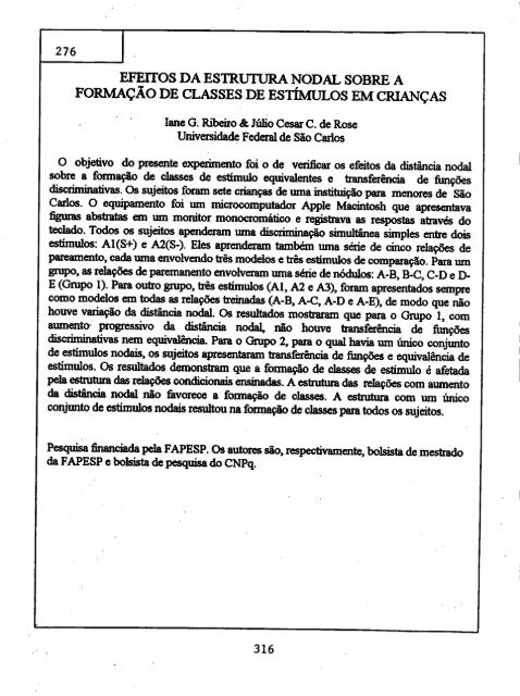 1993 - Sociedade Brasileira de Psicologia