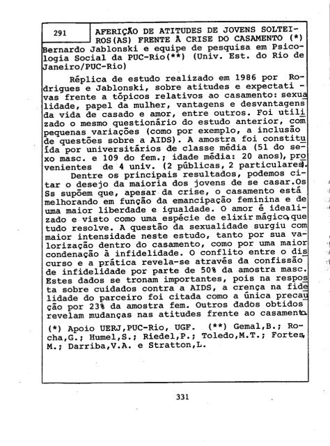 1993 - Sociedade Brasileira de Psicologia