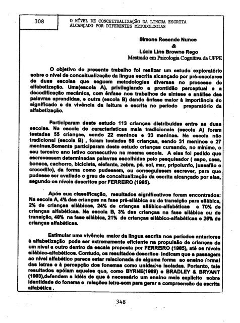 1993 - Sociedade Brasileira de Psicologia