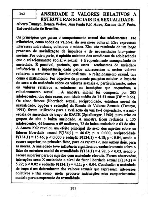 1993 - Sociedade Brasileira de Psicologia