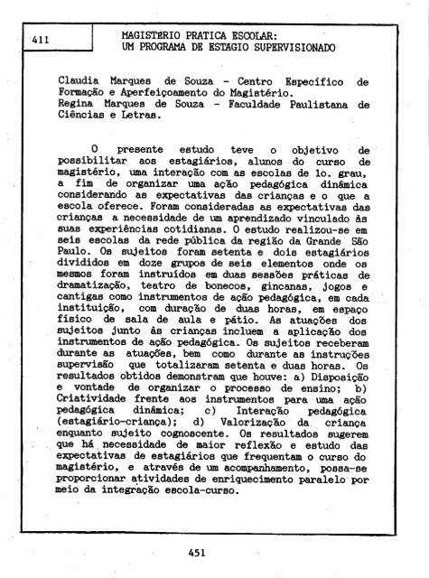 1993 - Sociedade Brasileira de Psicologia