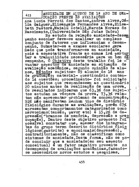 1993 - Sociedade Brasileira de Psicologia