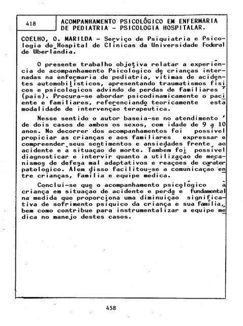 1993 - Sociedade Brasileira de Psicologia